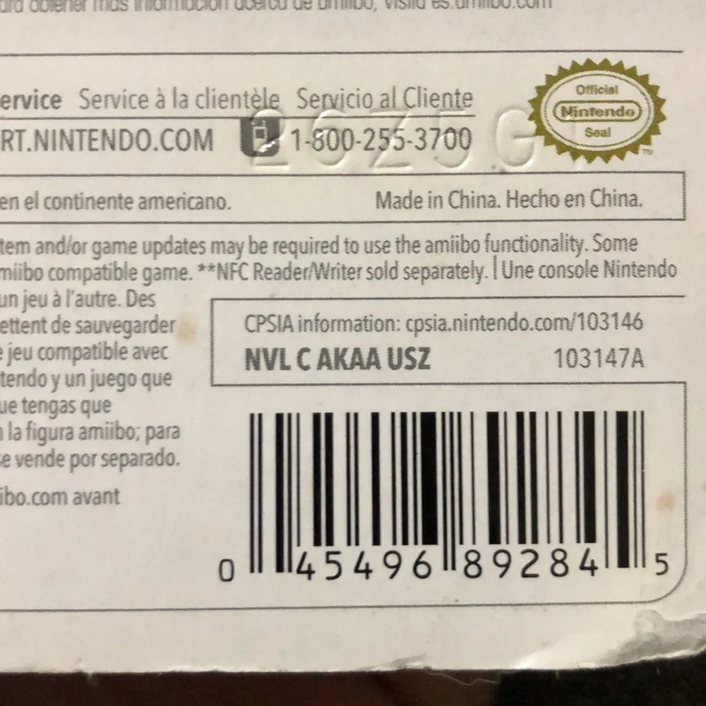 Legend of Zelda: Wolf Link Twilight Princess Amiibo (UNOPENED)